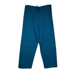 Aramark Uniform Unisex Teal Drawstring Scrubs Pants -XS